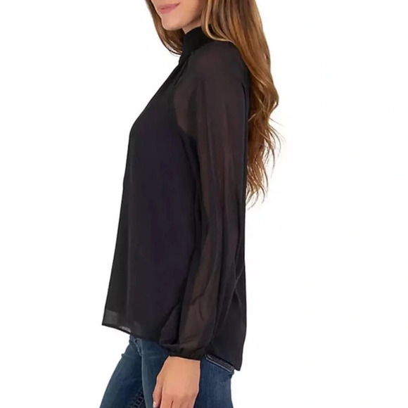 Joie Women’s Long Sleeve Smocked Top - Picture 3 of 6
